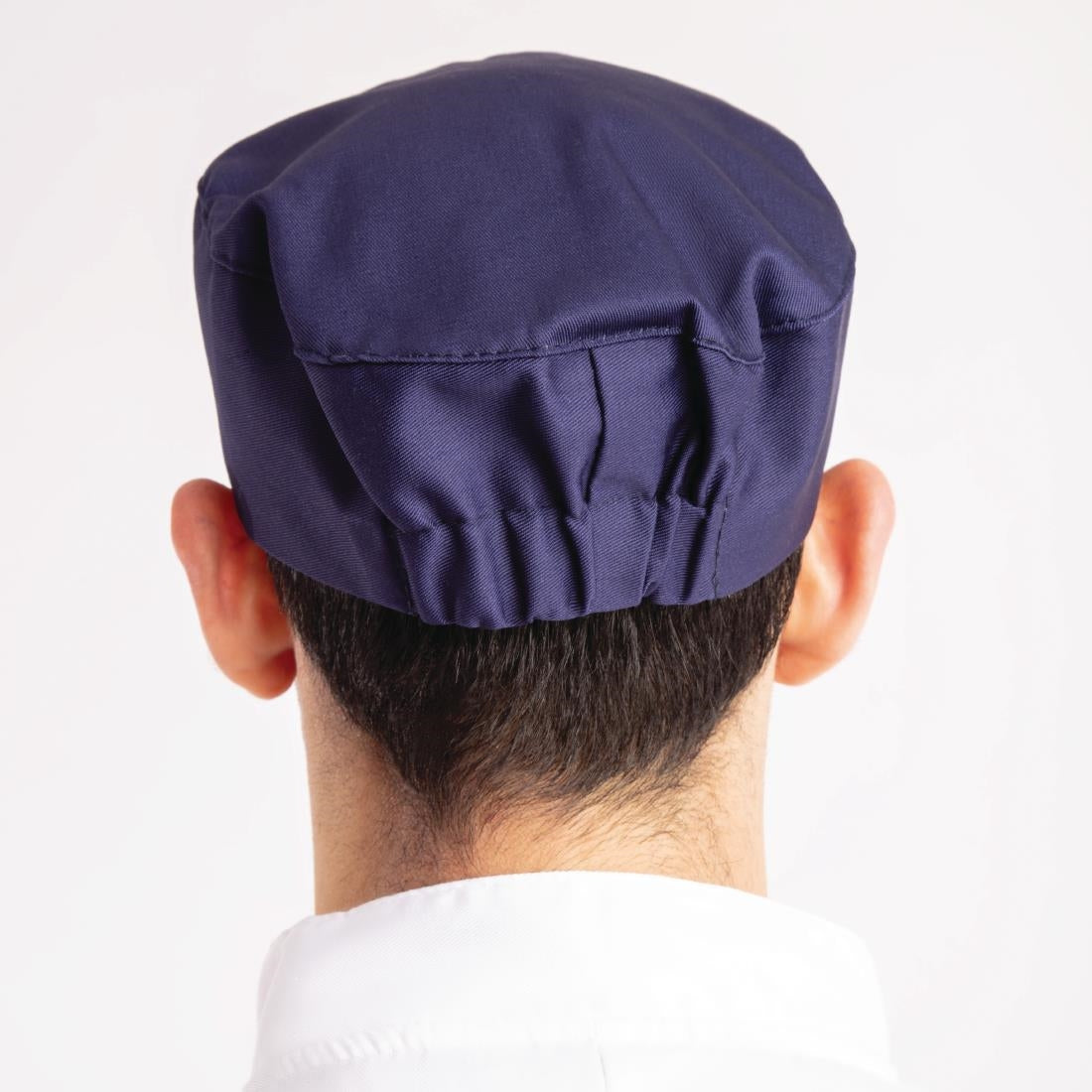 Whites Chefs Skull Cap Navy Blue • PAS-A204