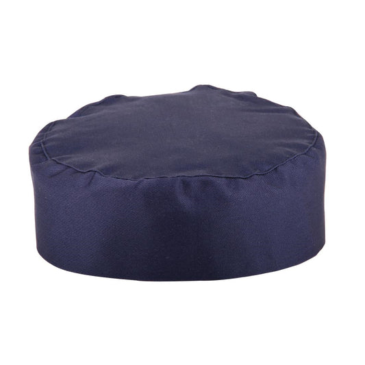 Whites Chefs Skull Cap Navy Blue • PAS-A204