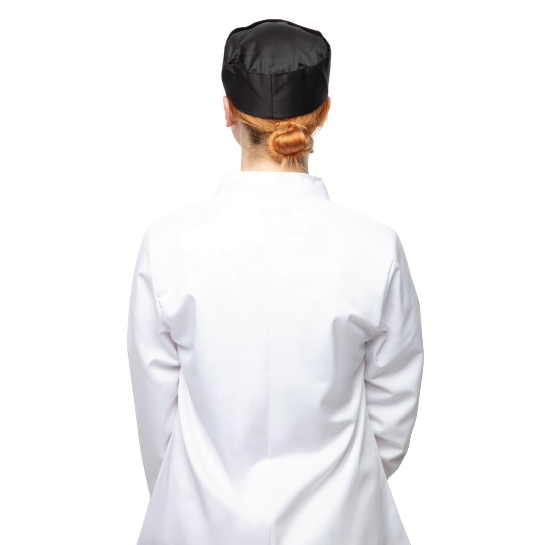 Whites Chefs Skull Cap Black • PAS-P_A206