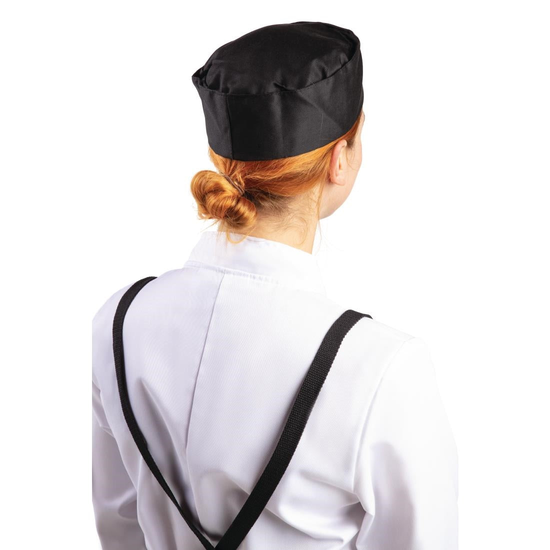 Whites Chefs Skull Cap Black XL • PAS-A206-XL