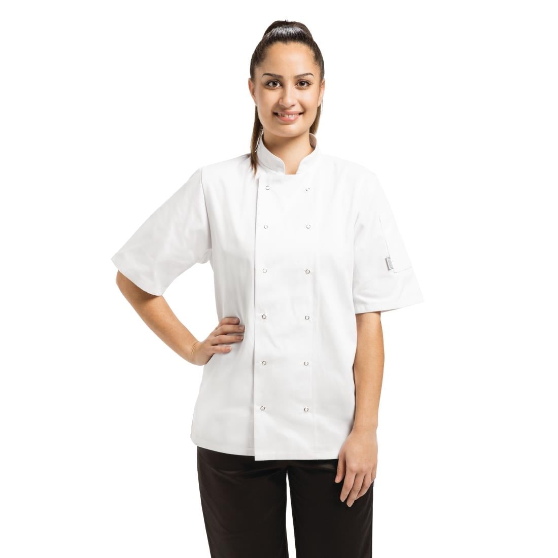 Whites Vegas Unisex Chef Jackets Short Sleeve White • PAS-P_A211