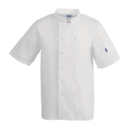 Whites Vegas Unisex Chef Jackets Short Sleeve White • PAS-P_A211