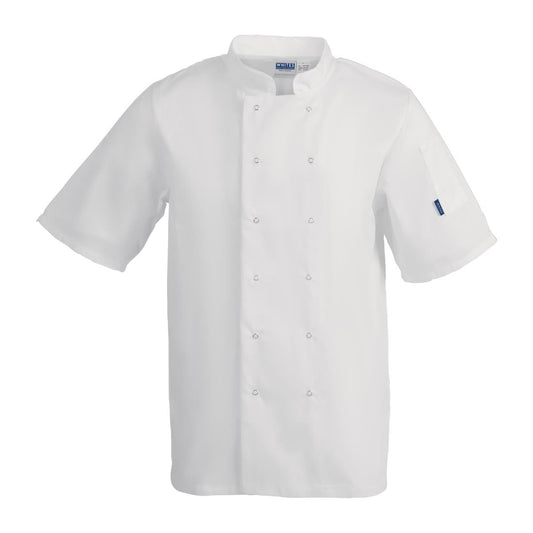 Whites Vegas Unisex Chef Jackets Short Sleeve White • PAS-P_A211