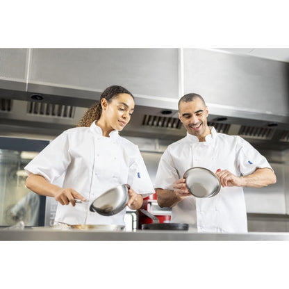 Whites Vegas Unisex Chef Jackets Short Sleeve White • PAS-P_A211