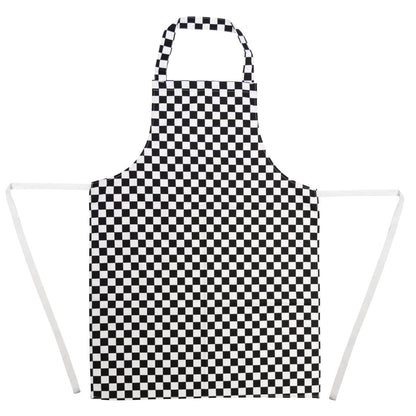 Whites Bib Apron Black/White Check • PAS-A275