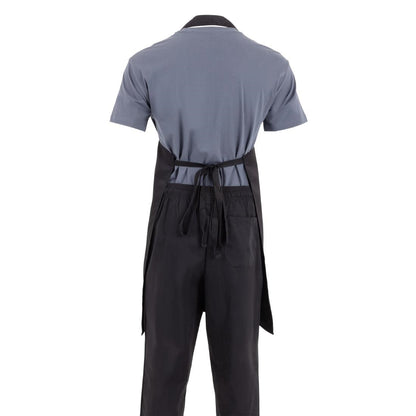 Whites Bib Apron Polycotton Black • PAS-A279