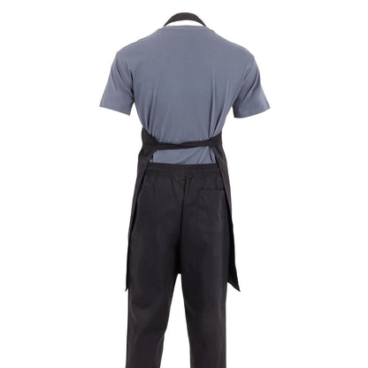 Whites Bib Apron Polycotton Black • PAS-A279