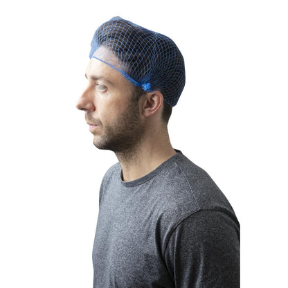 Lion Haircare Hair Net Light Blue (Pack of 50) • PAS-A291