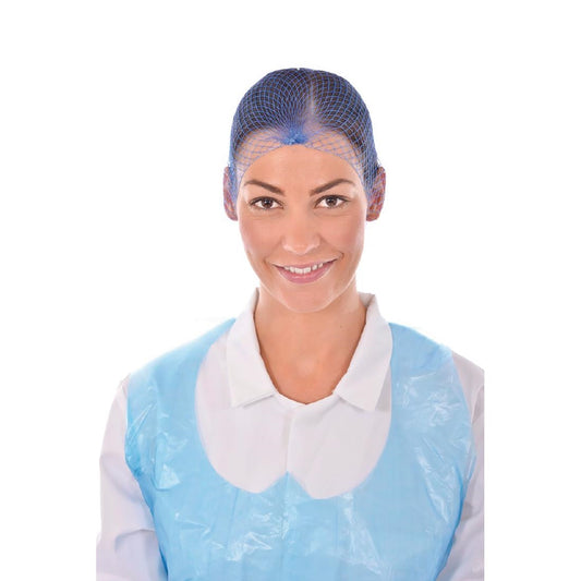 Lion Haircare Hair Net Light Blue (Pack of 50) • PAS-A291