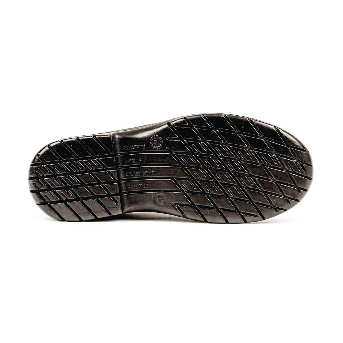 Slipbuster Lite Side Perforated Lace Up Safety Shoes Black • PAS-P_A398