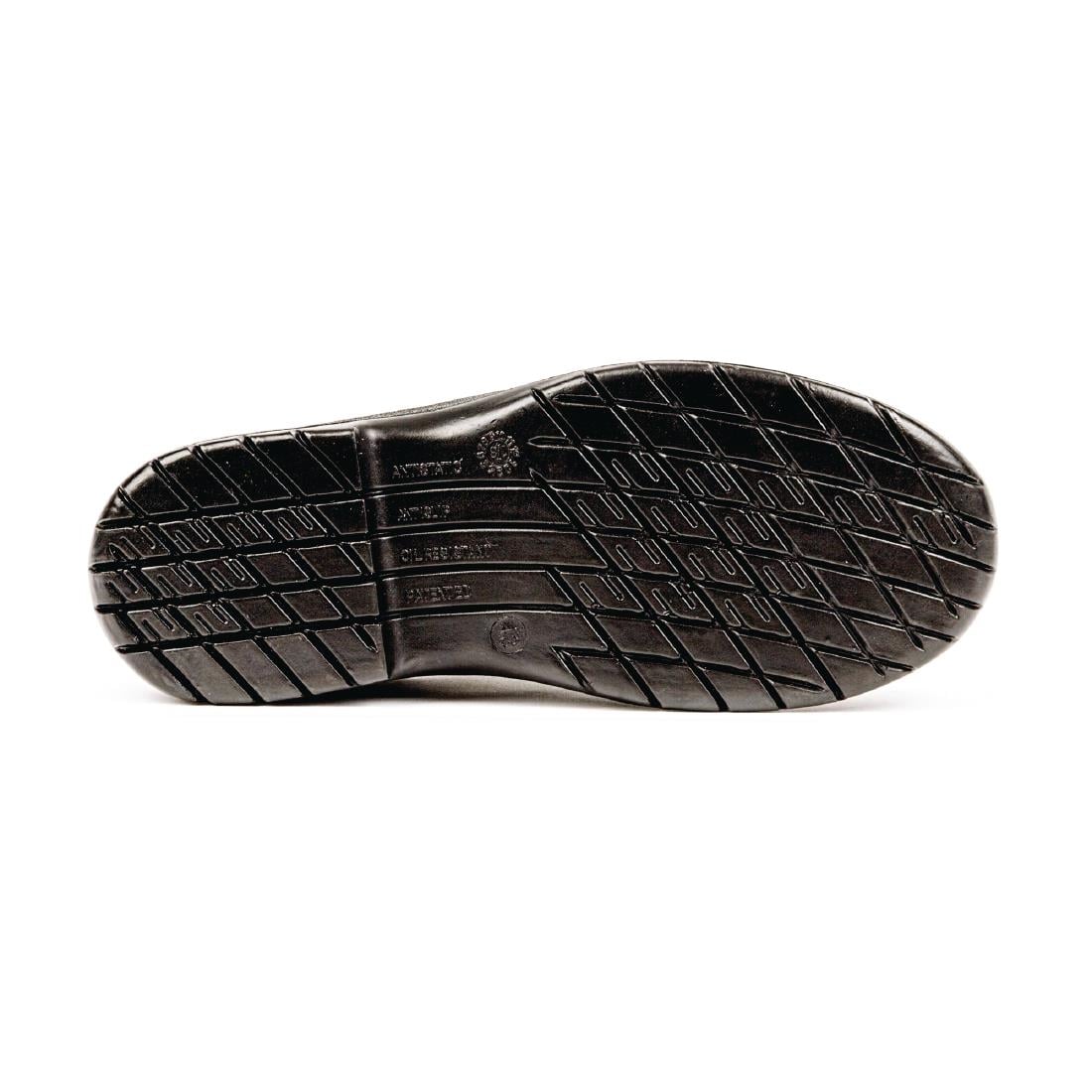 Lites Side Perforated Lace Up Safety Shoes Black 46 • PAS-A398-46