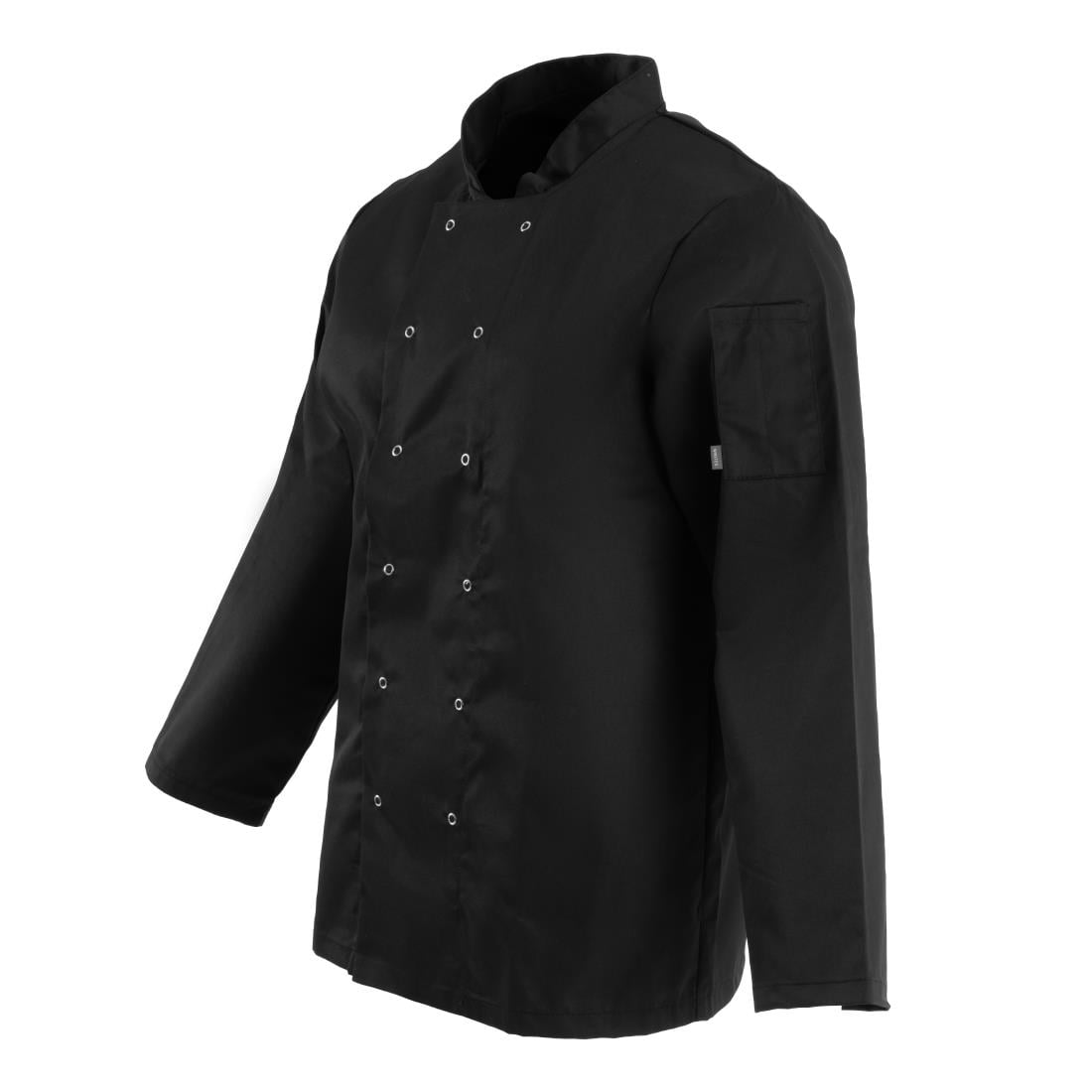 Whites Vegas Unisex Chef Jackets Long Sleeve Black • PAS-P_A438