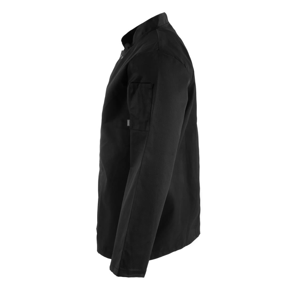 Whites Vegas Unisex Chef Jackets Long Sleeve Black • PAS-P_A438