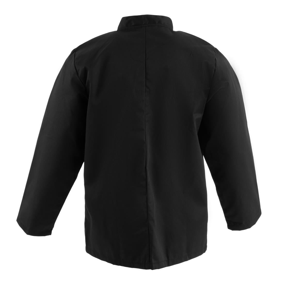 Whites Vegas Unisex Chef Jackets Long Sleeve Black • PAS-P_A438