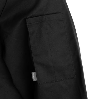 Whites Vegas Unisex Chef Jackets Long Sleeve Black • PAS-P_A438