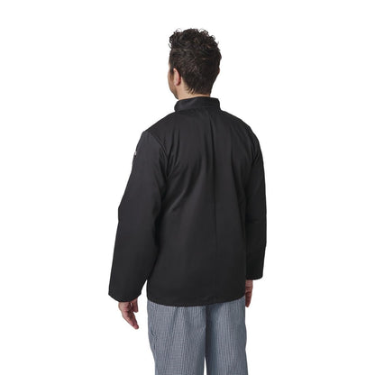 Whites Vegas Unisex Chef Jackets Long Sleeve Black • PAS-P_A438