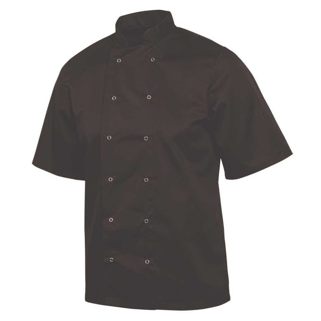 Whites Vegas Unisex Chef Jackets Black (5 Pack) • PAS-P_SA850