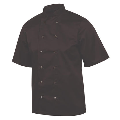 Whites Vegas Unisex Chef Jackets Black (5 Pack) • PAS-P_SA850
