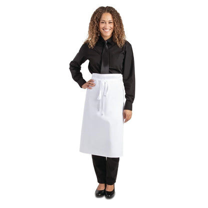 Whites Bistro Apron Polycotton White • PAS-A501