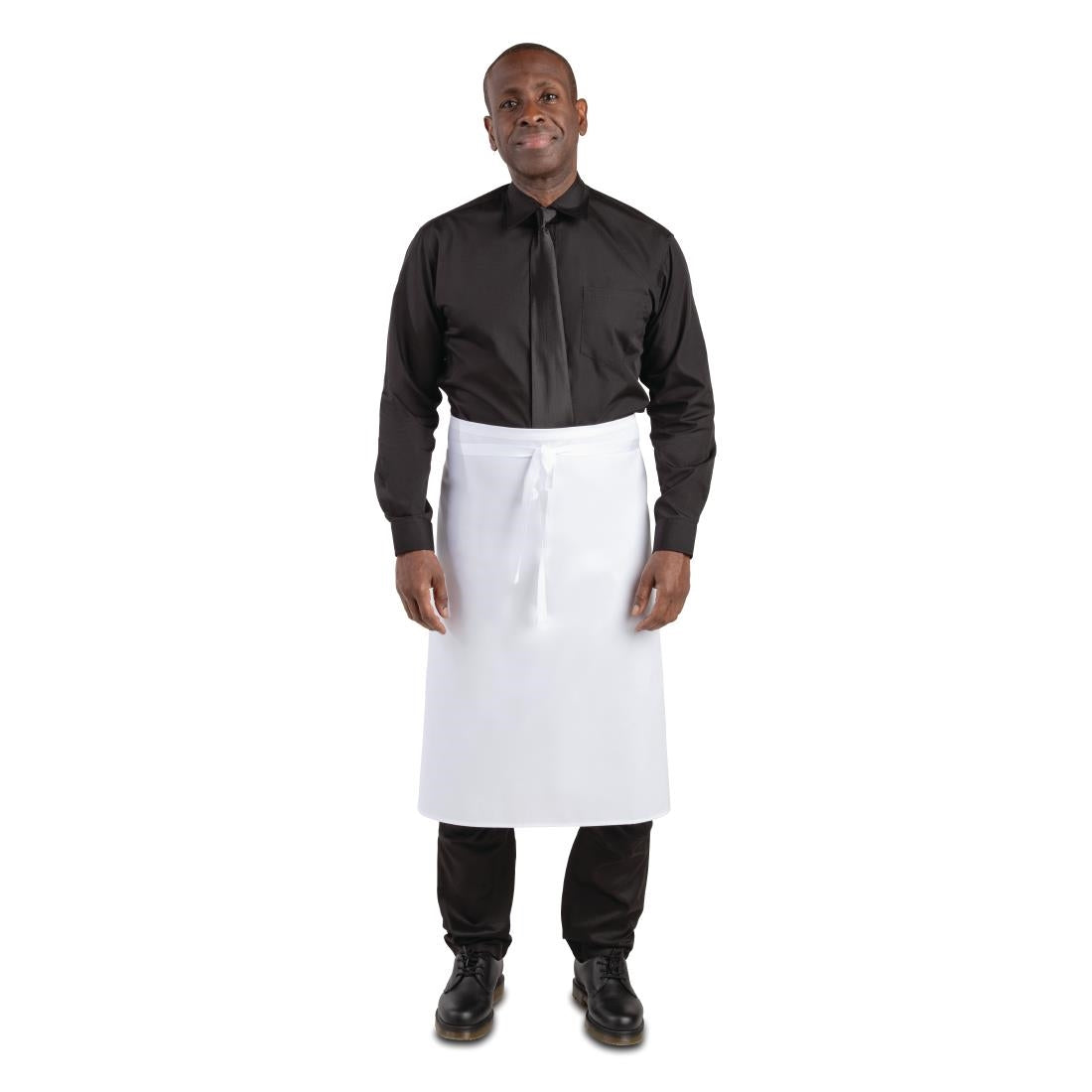 Whites Bistro Apron Polycotton White • PAS-A501