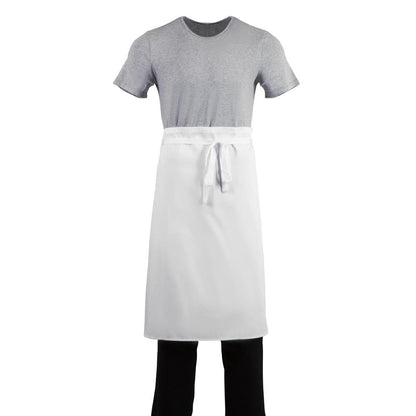 Whites Bistro Apron Polycotton White • PAS-A501