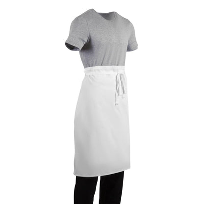 Whites Bistro Apron Polycotton White • PAS-A501