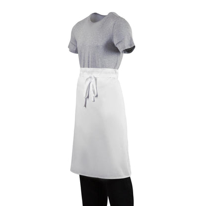 Whites Bistro Apron Polycotton White • PAS-A501