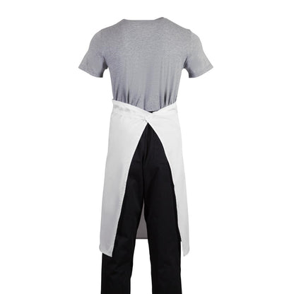 Whites Bistro Apron Polycotton White • PAS-A501