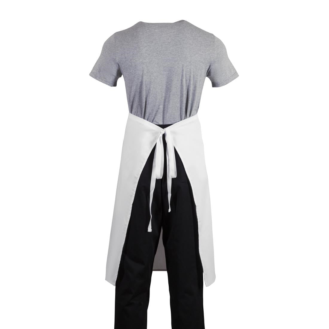 Whites Bistro Apron Polycotton White • PAS-A501
