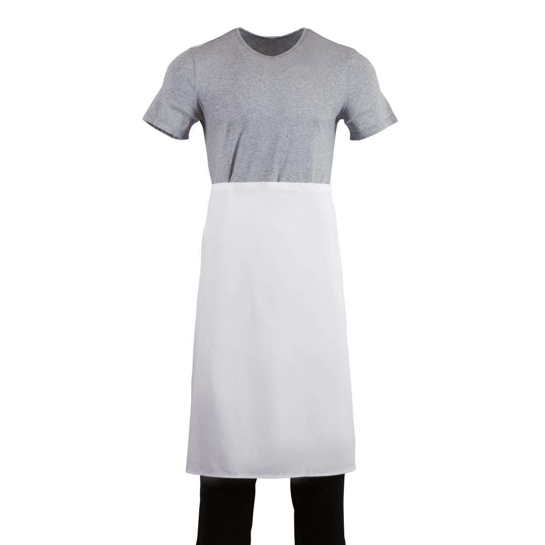 Whites Bistro Apron Polycotton White • PAS-A501
