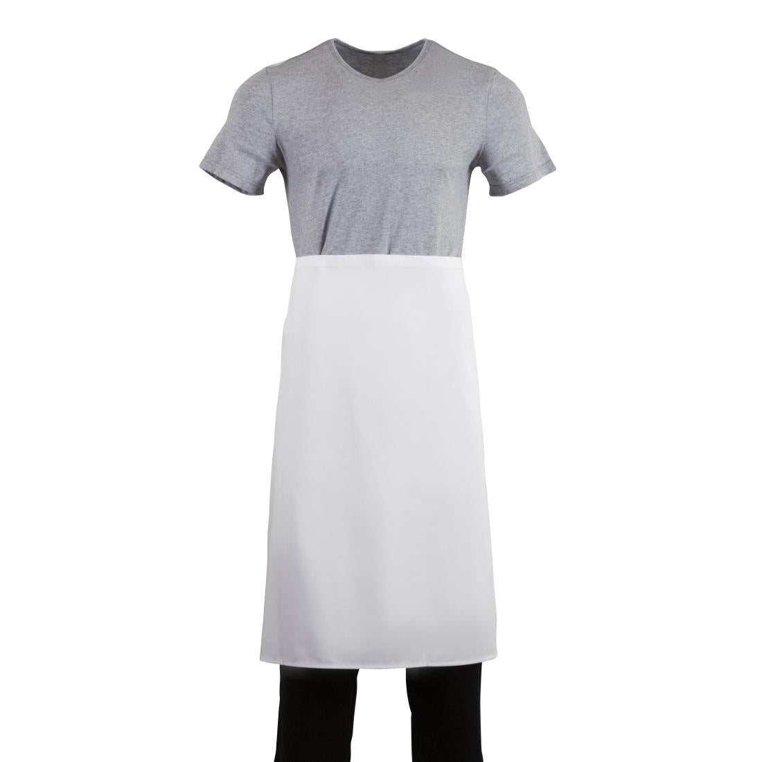 Whites Bistro Apron Polycotton White • PAS-A501
