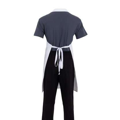 Whites Bib Apron Polycotton White • PAS-A521
