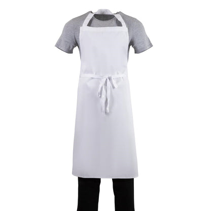 Whites Bib Apron Polycotton White XL • PAS-A522