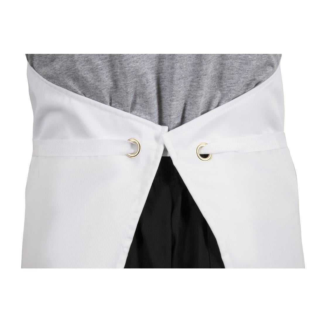 Whites Bib Apron Polycotton White XL • PAS-A522
