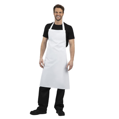 Whites Bib Apron Polycotton White XL • PAS-A522