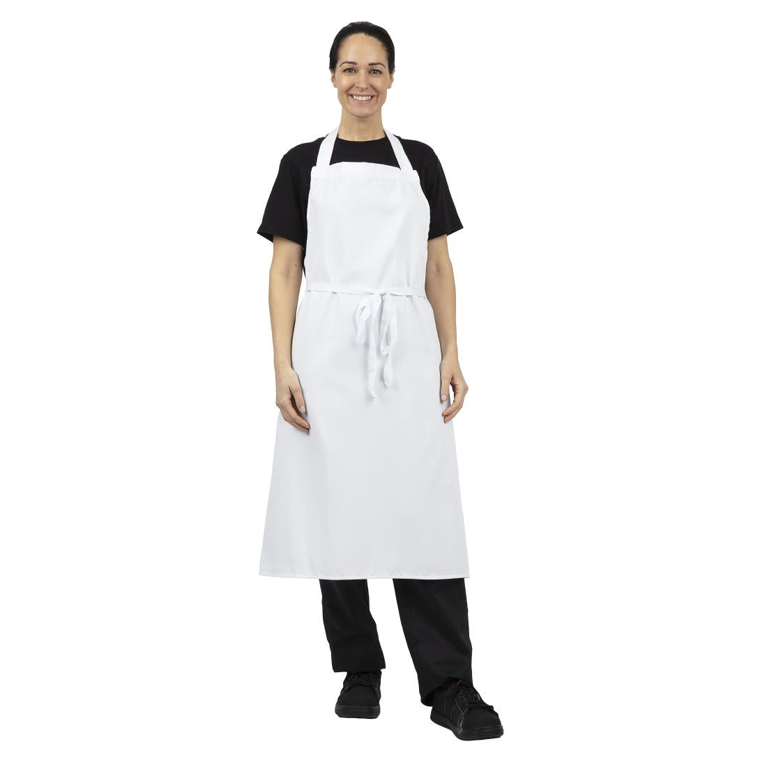 Whites Bib Apron Polycotton White XL • PAS-A522