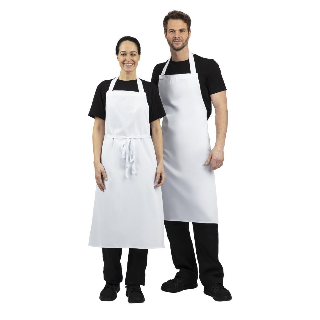 Whites Bib Apron Polycotton White XL • PAS-A522