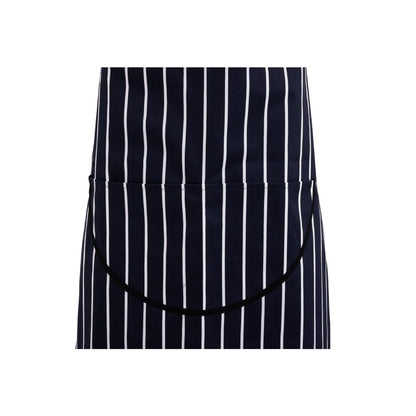 Whites Butchers Stripe Bib Apron with Pocket Blue/White • PAS-A535