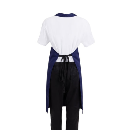 Whites Bib Apron Polycotton Navy Blue • PAS-A543