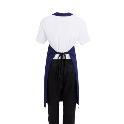 Whites Bib Apron Polycotton Navy Blue • PAS-A543