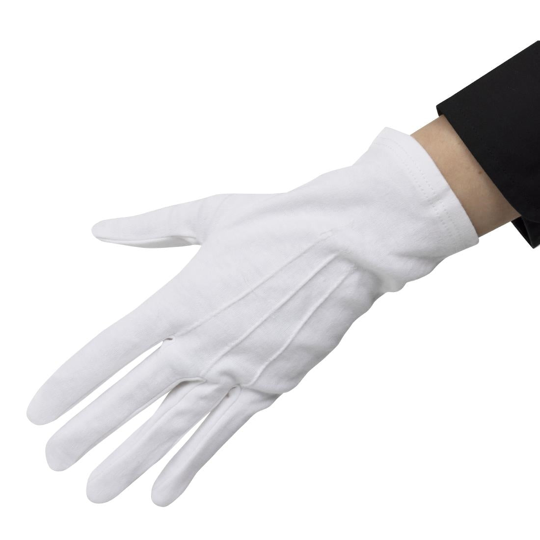 Mens Waiting Gloves White M • PAS-A546-M