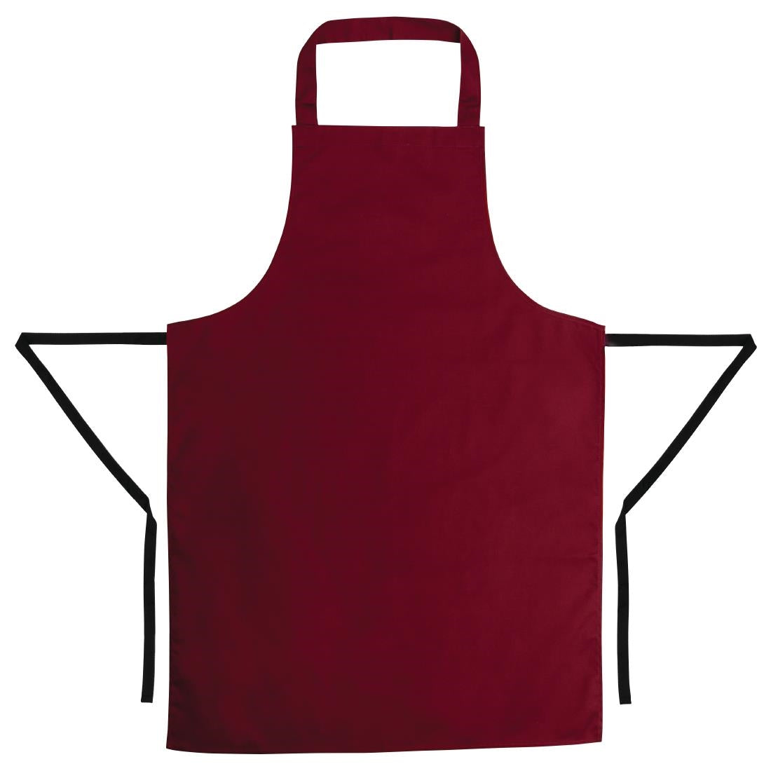 Whites Bib Apron Polycotton Burgundy • PAS-A557