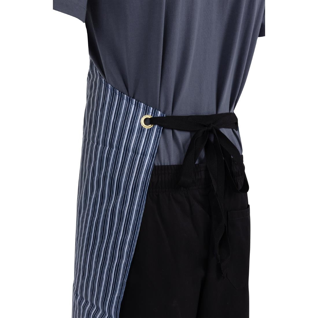 Whites Water Resistant Bib Apron Blue/White Stripe • PAS-A580