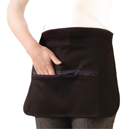 Whites Unisex Money Pocket With Zip Black • PAS-A587
