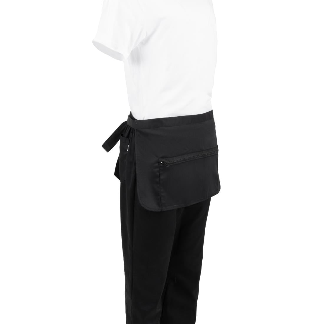 Whites Unisex Money Pocket With Zip Black • PAS-A587