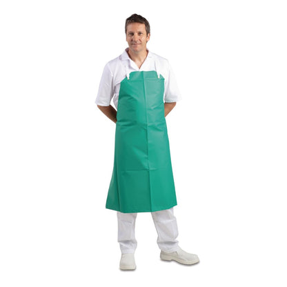 Whites Heavy Duty Waterproof Bib Apron Green • PAS-A590