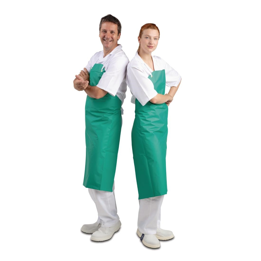 Whites Heavy Duty Waterproof Bib Apron Green • PAS-A590