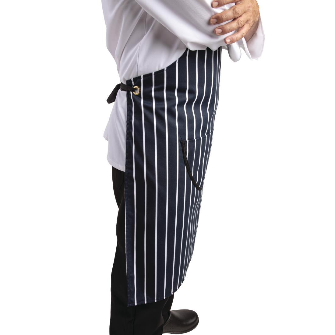 Whites Bib Apron Blue/White Butchers Stripe XL • PAS-A662
