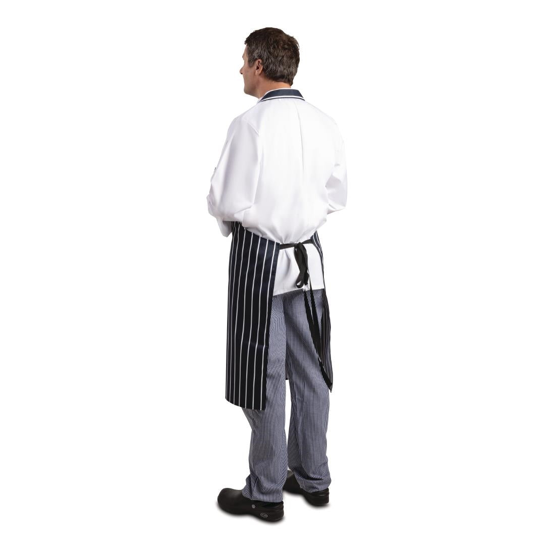 Whites Bib Apron Blue/White Butchers Stripe XL • PAS-A662