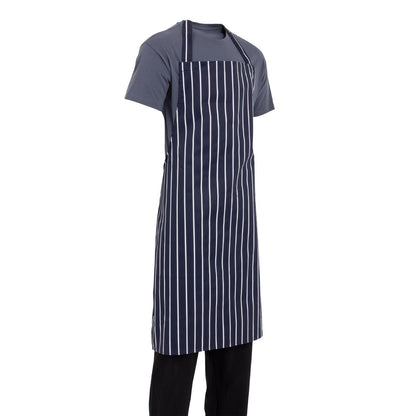 Whites Bib Apron Blue/White Butchers Stripe XL • PAS-A662